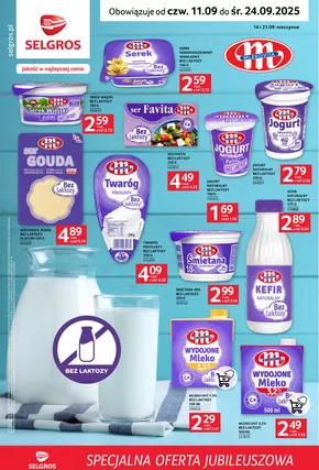 Katalog Selgros w: Gdynia | Specjalna Oferta Jubileuszowa | 2025-09-11T00:00:00.000Z - 2025-09-24T00:00:00.000Z