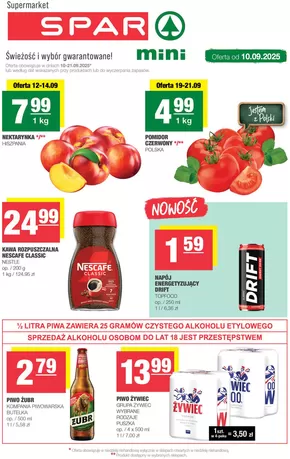 Katalog Spar w: Zabrzeg | Oferty dla łowców okazji | 2025-09-12T00:00:00.000Z - 2025-09-26T00:00:00.000Z