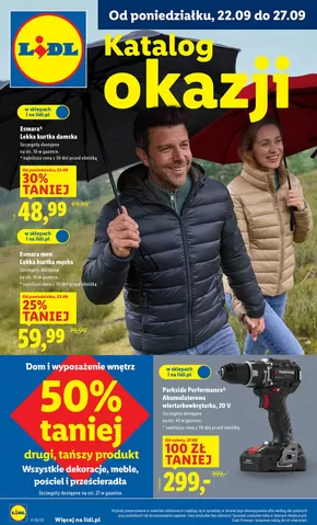 Katalog Lidl w: Przemyśl | OFERTA WAŻNA OD 22.09 | 2025-09-15T00:00:00.000Z - 2025-09-27T00:00:00.000Z