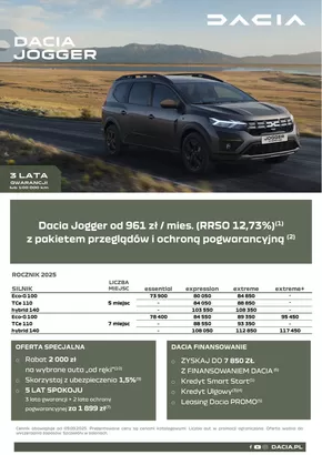 Katalog Dacia w: Nowy Targ | DACIA JOGGER 2025  | 2025-09-15T00:00:00.000Z - 2026-04-30T00:00:00.000Z