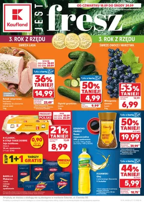 Katalog Kaufland w: Brzozów | Kaufland Gazetka | 2025-09-18T00:00:00.000Z - 2025-09-24T00:00:00.000Z