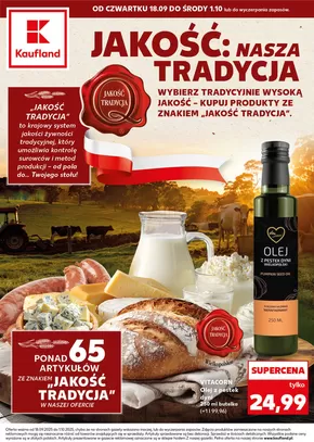 Katalog Kaufland w: Konin | Świetna oferta dla łowców okazji | 2025-09-18T00:00:00.000Z - 2025-10-01T00:00:00.000Z