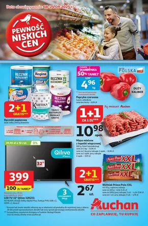 Katalog Auchan w: Brzozów | Gazetka Pewność niskich cen Hipermarket Auchan | 2025-09-18T00:00:00.000Z - 2025-09-24T00:00:00.000Z