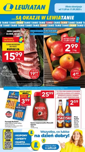 Katalog Lewiatan w: Piechcin | Najlepsze oferty i rabaty | 2025-09-17T00:00:00.000Z - 2025-10-01T00:00:00.000Z