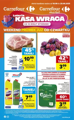 Katalog Carrefour w: Sieradz | Gazetka Weekend promek już od czwartku! | 2025-09-17T00:00:00.000Z - 2025-09-20T00:00:00.000Z