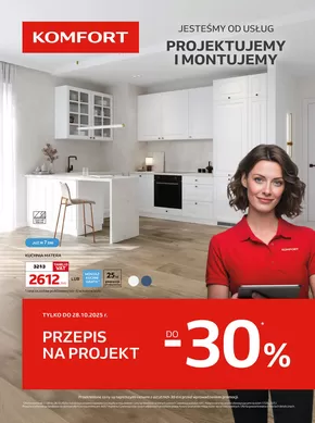 Katalog Komfort w: Gorlice | Gazetka Komfort | 2025-09-17T00:00:00.000Z - 2025-10-28T00:00:00.000Z