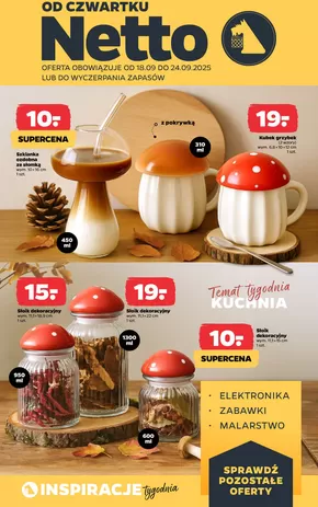 Katalog Netto w: Głogów | Ekskluzywne okazje | 2025-09-17T00:00:00.000Z - 2025-09-24T00:00:00.000Z