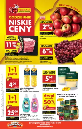 Katalog Biedronka w: Radom | Świetne rabaty na wybrane produkty | 2025-09-18T00:00:00.000Z - 2025-10-02T00:00:00.000Z