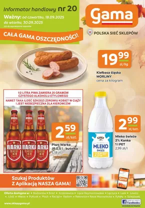 Katalog GAMA w: Płock | Nasze najlepsze oferty dla Ciebie | 2025-09-18T00:00:00.000Z - 2025-10-02T00:00:00.000Z