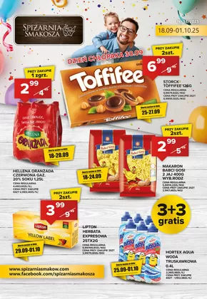 Katalog Spiżarnia w: Brzozów | Dzień chłopaka 30.09 | 2025-09-18T00:00:00.000Z - 2025-10-01T00:00:00.000Z
