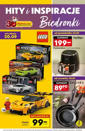 Katalog Biedronka w: Nowy Targ | Najlepsze oferty dla oszczędnych | 2025-09-19T00:00:00.000Z - 2025-10-03T00:00:00.000Z