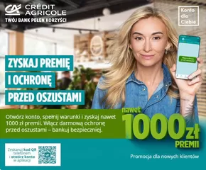 Katalog Credit Agricole Bank Polska w: Turek | Promocja dla nowych klientów | 2025-09-19T00:00:00.000Z - 2025-10-12T00:00:00.000Z