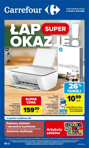 Katalog Carrefour w: Sieradz | Gazetka Łap super okazje od czwartku! | 2025-09-24T00:00:00.000Z - 2025-10-08T00:00:00.000Z
