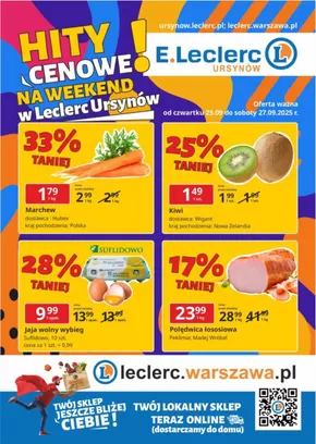 Katalog E.Leclerc w: Nowy Targ | Nasze najlepsze oferty dla Ciebie | 2025-09-25T00:00:00.000Z - 2025-10-09T00:00:00.000Z