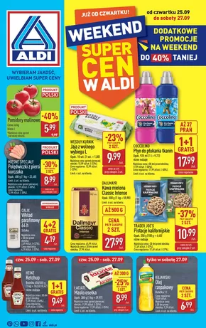 Katalog Aldi w: Wschowa | Aktualne promocje specjalne | 2025-09-25T00:00:00.000Z - 2025-10-09T00:00:00.000Z