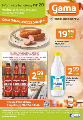 Katalog GAMA w: Dobre Miasto | Oszczędzaj teraz dzięki naszym ofertom | 2025-09-25T00:00:00.000Z - 2025-10-09T00:00:00.000Z