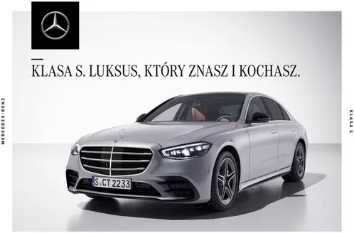 Katalog Mercedes-Benz w: Piaseczno | Mercedes-Benz Klasy S | 2025-09-25T00:00:00.000Z - 2026-03-31T00:00:00.000Z