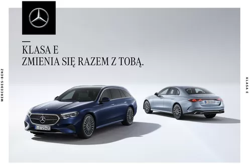 Katalog Mercedes-Benz w: Piaseczno | Mercedes-Benz Klasy E | 2025-09-25T00:00:00.000Z - 2026-03-31T00:00:00.000Z