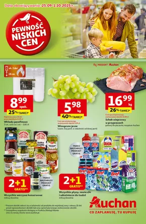 Katalog Auchan w: Kielce | Gazetka Pewność niskich cen Hipermarket Auchan | 2025-09-25T00:00:00.000Z - 2025-10-09T00:00:00.000Z