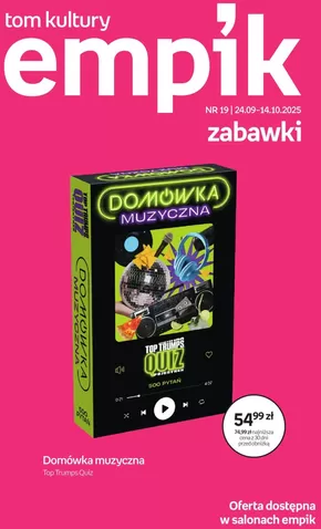Katalog Empik w: Gliwice | Aktualne oferty i promocje | 2025-09-25T00:00:00.000Z - 2025-10-14T00:00:00.000Z
