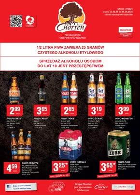Katalog Chorten w: Rawa Mazowiecka | Świetna oferta dla wszystkich klientów | 2025-09-27T00:00:00.000Z - 2025-10-11T00:00:00.000Z