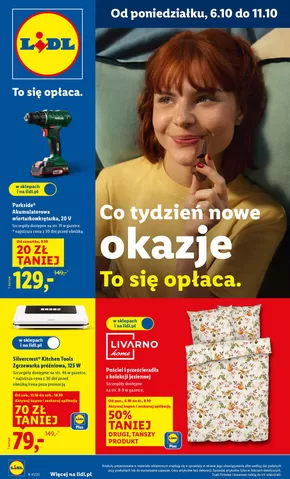 Katalog Lidl w: Kłodzko | OFERTA WAŻNA OD 6.10 | 2025-09-29T00:00:00.000Z - 2025-10-11T00:00:00.000Z