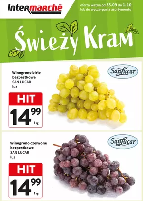Katalog Intermarche w: Gdynia | Najlepsze oferty dla wszystkich klientów | 2025-09-30T00:00:00.000Z - 2025-10-14T00:00:00.000Z