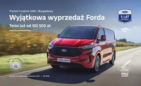 Katalog Ford w: Gdynia | PL Transit Custom VAN BRAGADOWY nr 4 z dnia 3 lipca 2025 MY2026 | 2025-09-30T00:00:00.000Z - 2025-10-14T00:00:00.000Z