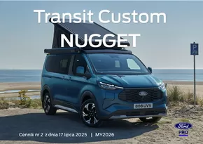 Katalog Ford w: Gdynia | PL Ford Transit Custom Nugget MY2026 | 2025-09-30T00:00:00.000Z - 2025-10-14T00:00:00.000Z