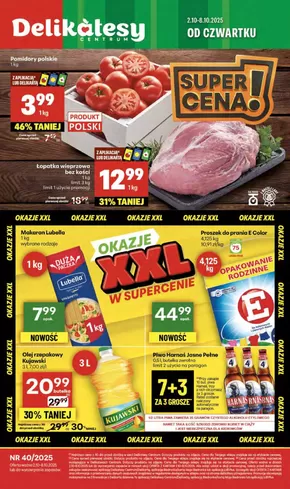 Katalog Delikatesy Centrum w: Kraków | Najlepsze oferty i rabaty | 2025-10-02T00:00:00.000Z - 2025-10-08T00:00:00.000Z