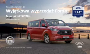 Katalog Ford w: Gdynia | PL Nowy Transit Custom KOMBI MY2026 | 2025-10-03T00:00:00.000Z - 2025-10-17T00:00:00.000Z