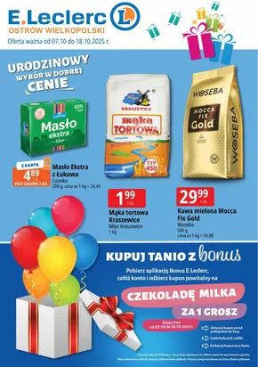 Katalog E.Leclerc w: Nowy Targ | Najlepsze oferty i rabaty | 2025-10-04T00:00:00.000Z - 2025-10-18T00:00:00.000Z