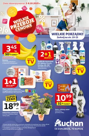 Katalog Auchan w: Kielce | Gazetka Wielkie przeboje cenowe Hipermarket Auchan | 2025-10-05T00:00:00.000Z - 2025-10-19T00:00:00.000Z