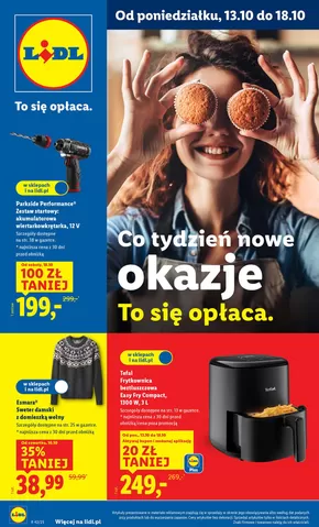 Katalog Lidl w: Kłodzko | OFERTA WAŻNA OD 13.10 | 2025-10-06T00:00:00.000Z - 2025-10-19T00:00:00.000Z
