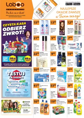 Katalog Drogerie Laboo w: Kozienice | Czysta kasa odbierz zwroт! | 2025-10-06T00:00:00.000Z - 2025-10-20T00:00:00.000Z