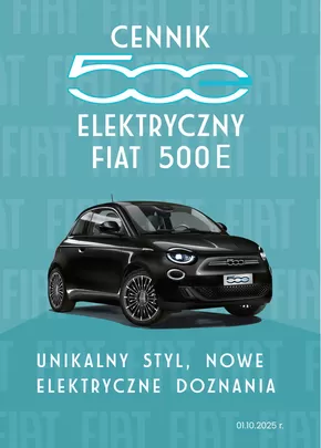 Katalog Fiat w: Kostrzyn | Elektryczny fiat 500e  | 2025-10-06T00:00:00.000Z - 2026-04-06T00:00:00.000Z