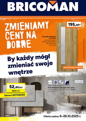 Katalog Bricoman w: Myszyniec | Gazetka Bricoman | 2025-10-07T00:00:00.000Z - 2025-10-21T00:00:00.000Z