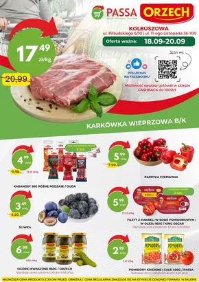 Katalog Orzech w: Szamocin | Rabaty i promocje | 2025-10-07T00:00:00.000Z - 2025-10-21T00:00:00.000Z