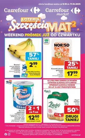 Katalog Carrefour w: Szamocin | Gazetka Weekend promek już od czwartku! | 2025-10-08T00:00:00.000Z - 2025-10-11T00:00:00.000Z