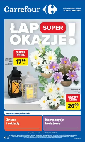 Katalog Carrefour | Gazetka Łap super okazje od czwartku! | 2025-10-08T00:00:00.000Z - 2025-10-22T00:00:00.000Z
