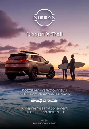 Katalog Nissan | x trail cennik | 2025-10-18T00:00:00.000Z - 2025-11-01T00:00:00.000Z