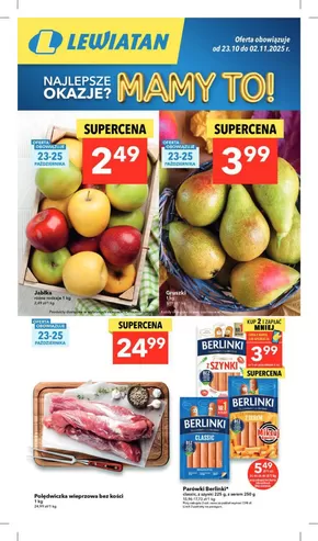 Katalog Lewiatan w: Czaniec | Ekskluzywne oferty dla naszych klientów | 2025-10-21T00:00:00.000Z - 2025-11-04T00:00:00.000Z