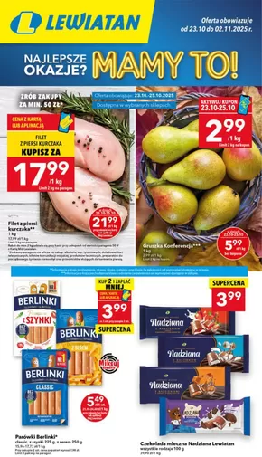 Katalog Lewiatan w: Kalisz | Świetne rabaty na wybrane produkty | 2025-10-21T00:00:00.000Z - 2025-11-04T00:00:00.000Z