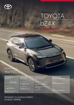 Katalog Toyota w: Ostrów Mazowiecka | spec toyota bz4x 2024 | 2025-10-21T00:00:00.000Z - 2025-11-04T00:00:00.000Z