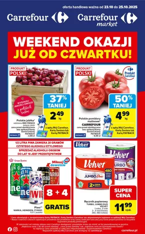 Katalog Carrefour w: Strzelin | Gazetka Weekend okazji już od czwartku! | 2025-10-22T00:00:00.000Z - 2025-10-25T00:00:00.000Z