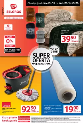 Katalog Selgros w: Kraków | Oferta weekendowa | 2025-10-23T00:00:00.000Z - 2025-11-06T00:00:00.000Z