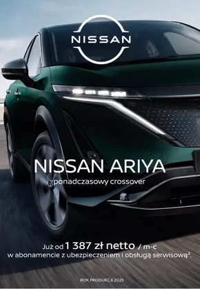Katalog Nissan | ariya cennik | 2025-10-23T00:00:00.000Z - 2025-11-06T00:00:00.000Z