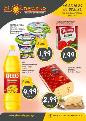 Katalog Słoneczko w: Kargowa | Sloneczko gazetka | 2025-10-24T00:00:00.000Z - 2025-11-07T00:00:00.000Z