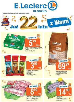 Katalog E.Leclerc w: Kłodzko | Najlepsze oferty dla wszystkich klientów | 2025-10-24T00:00:00.000Z - 2025-11-07T00:00:00.000Z