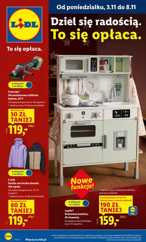 Katalog Lidl w: Chełmno | OFERTA WAŻNA OD 3.11 | 2025-10-27T00:00:00.000Z - 2025-11-07T00:00:00.000Z